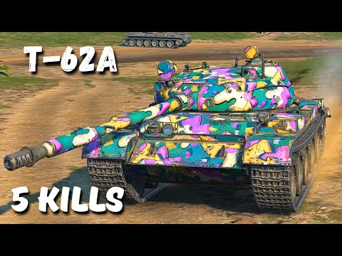 T-62A - 5 KILLS | 5,1 K Damage, WoT Blitz Replay