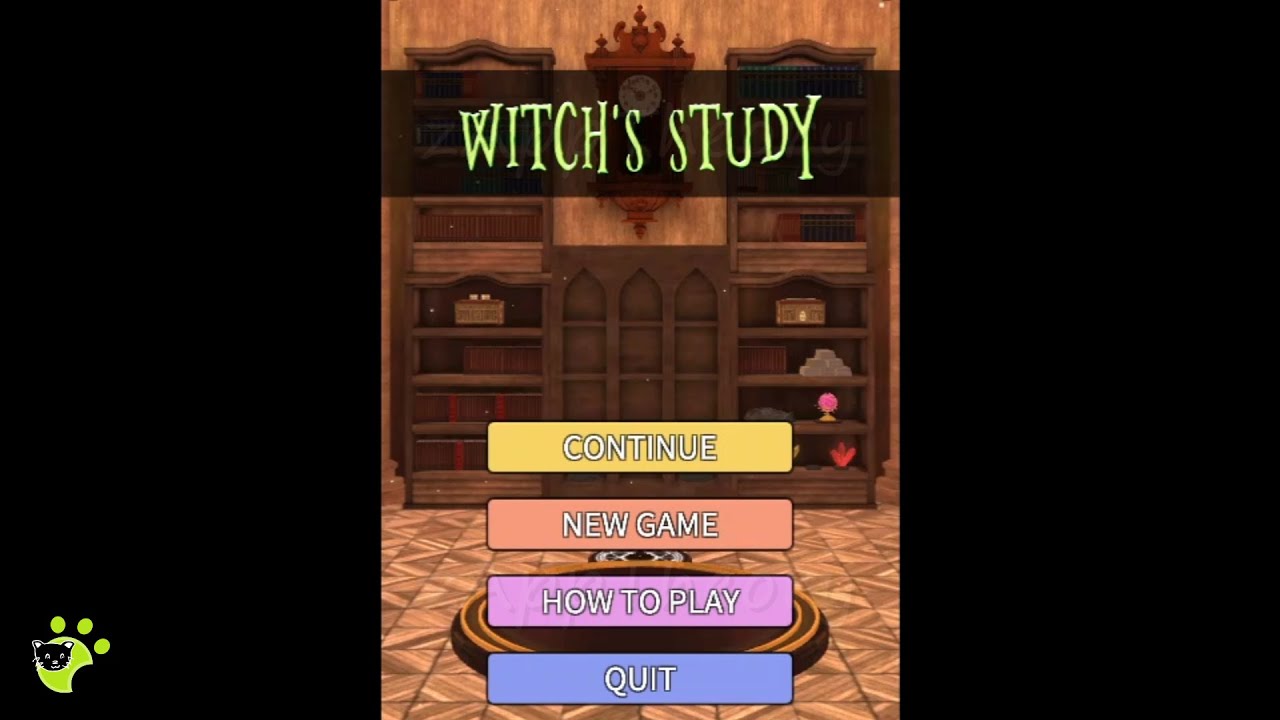 Witch's Study Escape Game 脱出ゲーム 攻略 Full Walkthrough (BlackCatJP)