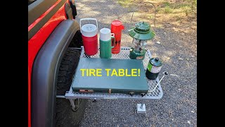 Tailgater TIRE TABLE