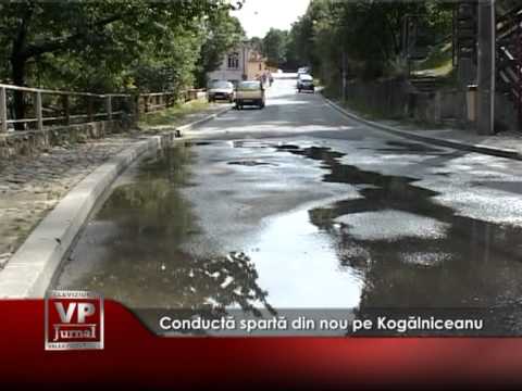Conductă spartă din nou pe Kogălniceanu