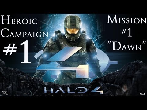 Halo 4 - Heroic Campaign Walkthrough - Mission 1 - Dawn | CenterStrain01