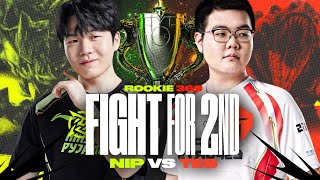 TOP ESPORTS FIGHTING FOR 2ND PLACE VS ROOKIE IN THE LPL - TES VS NIP LPL SPRING 2024 - CAEDREL