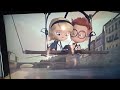 Mr. Peabody and Sherman (2014) Sherman and penny flying plane each other scene