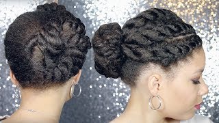 Simple Flat Twist Updo