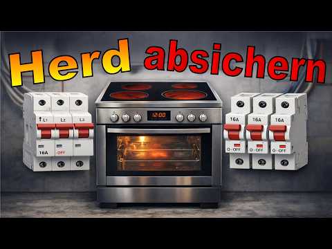 Herd oder Kochfeld absichern 👍 3pol. LS oder 3 x 1pol. LS was ist erlaubt ‼️😲  ⚡Freunde des Stroms ⚡