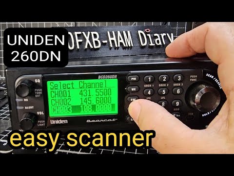 UNIDEN BCD260DN - VERY EASY SCANNER