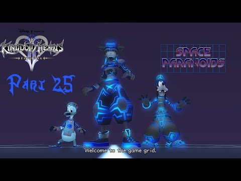 Kingdom Hearts II Final Mix Walkthrough - [Pt.25] - Space Paranoids (1st Visit) (PS4 Pro)