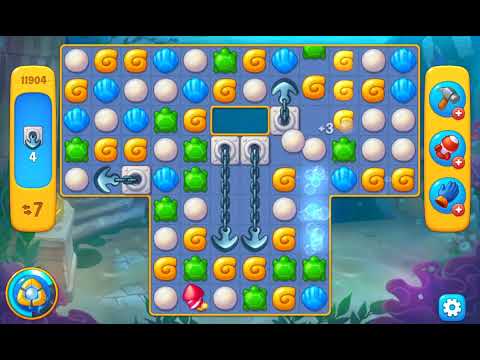 Fishdom Easy Level 11904 (with ingame lightning and bomb boosters) @choraelmin