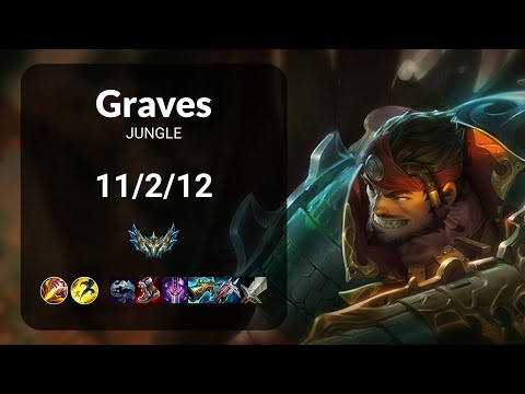 Graves vs Xin Zhao JUNGLE - KR CHALLENGER Patch 14.22