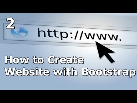 How to Create a Website with Bootstrap - Navigation Bar - Part 2