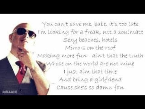 Beaches Pitbull ft Chloe Angelides (Lyrics)