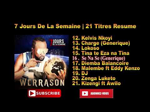 WERRASON – 7 JOURS DE LA SEMAINE | ALBUM MIX