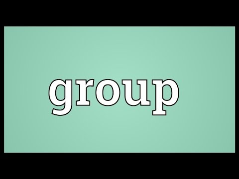 Group Meaning