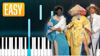 LSD - No New Friends (100% EASY PIANO TUTORIAL)