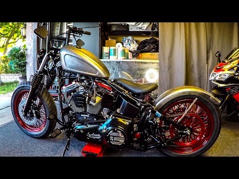 FatBoy Bobber Build Fabrication - Ep. 6