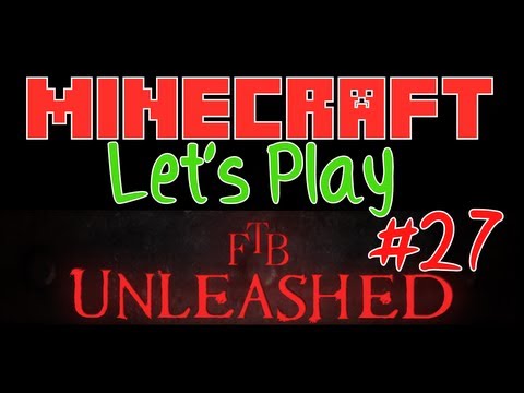 FTB Unleashed Hardcore - Episode 27 - Pink slime's for the laser drill - let's play Minecraft