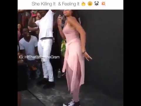 Girl kills milly rock reverse dance