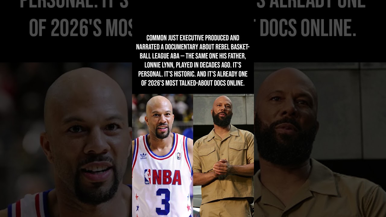 Common Narrates A Documentary About The League His Own Father Played In 🎤🏀🔥