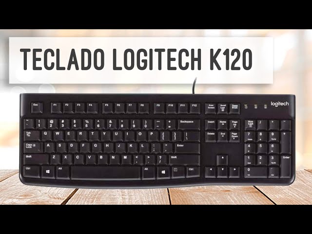 Vídeo relacionado con Logitech K120 Teclado con Cable para Windows, USB Plug-and-Play, Tamaño Estándar, Resistente a Las Salpicaduras, Barra de Espacio Curvada, PC y el Portátil, Disposición QWERTY Español - Negro