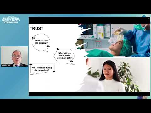 Plenary 1 – The Evolution of Patient Safety in Anaesthesia, Its Future Direction & Intro to the APSF