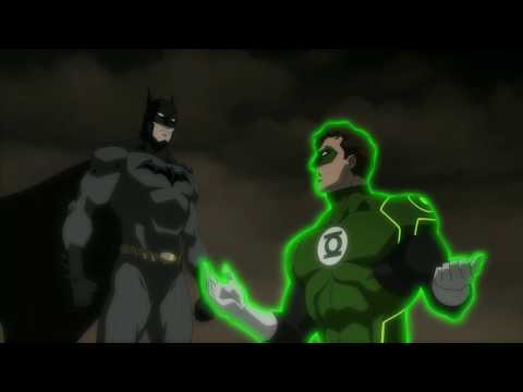 Green Lantern Fails To Help Batman - Justice League : Throne Of Atlantis