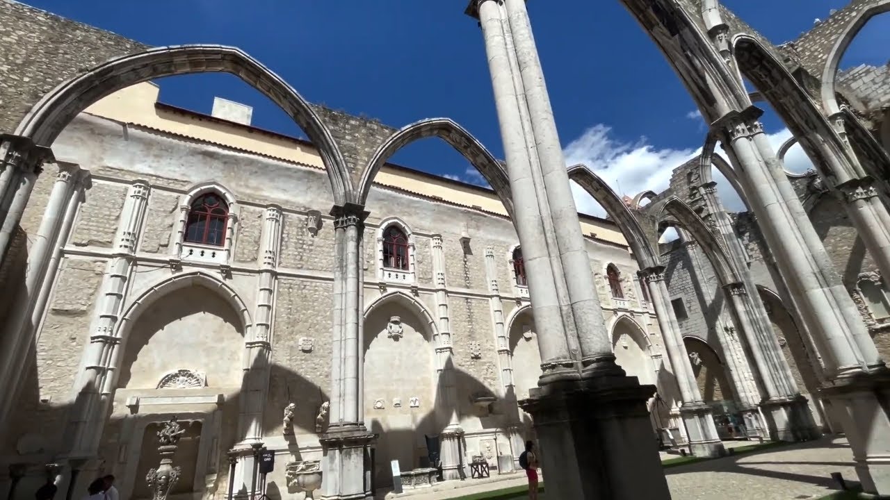 Embark on a walking tour around Carmo Convent Ruins.
