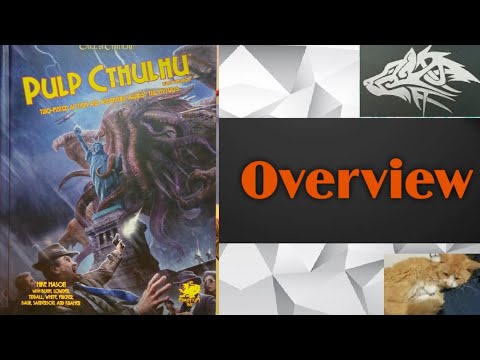 🐙 Overview of Pulp Cthulhu for Call of Cthulhu 7th edition from Chaosium Inc Horror action adventure