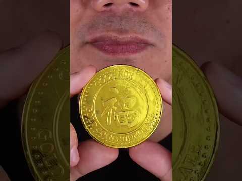 Gold chocolate Coin 🍫🪙🤤 ASMA #shorts