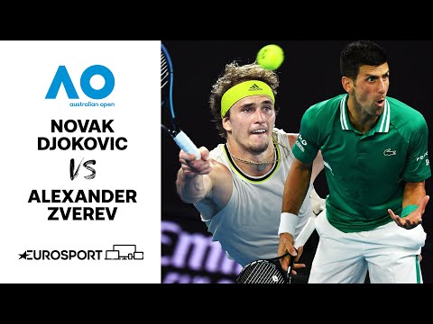 Novak Djokovic v Alexander Zverev | Australian Open 2021 - Highlights | Tennis | Eurosport