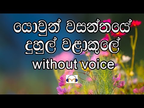 Yowun Wasanthaye Karaoke (without voice) යොවුන් වසන්තයේ