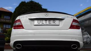 Video: Ulter Duplex Sportauspuff Mercedes C-Klasse W204 CGI ab 2009 C180 C200 C250