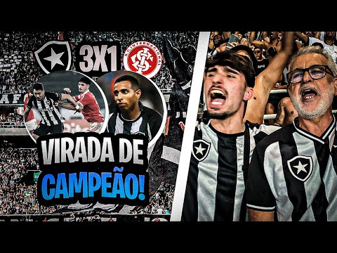 VIRADA HERÓICA! BOTAFOGO 3x1 INTERNACIONAL | BRASILEIRÃO 2023