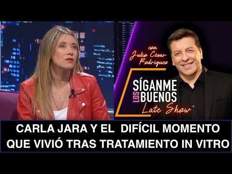 SLB.  Carla Jara contó lo mal que lo pasó tras tratamiento in vitro