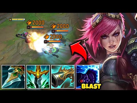 I got solo killed in lane, so I went One Shot Vi and made the enemy pay (34 KILLS)