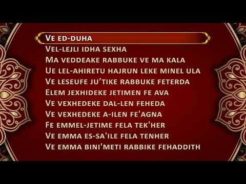 Surja El Duha - 10 here  ( Sure 93  Ed Duha Me shkronja shqipe )