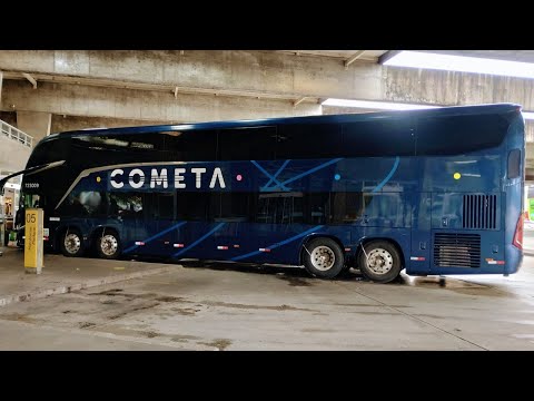 De Curitiba para São Paulo no G8 DD da Viação Cometa 💙
