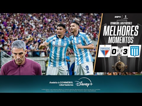 Gols e lances de Fortaleza x Racing