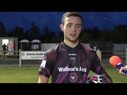 Kyle Robinson speaks after a sensational hat-trick performance