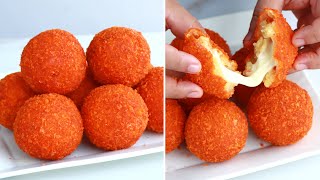 উপরে মচমচে ভিতরে নরম পটেটো চীজ বল | Potato Cheese Ball | Alur Cheese Ball | Cheese Ball Recipe