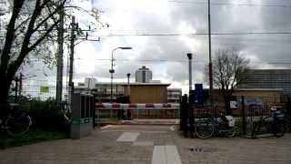 preview picture of video 'Spoorwegovergang Vlaardingen Railroad/ Level Crossing'