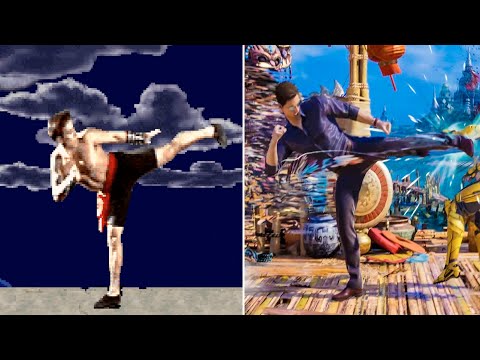 Evolution of Johnny Cage's Shadow Kick (1992-2025)