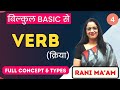 Verb English Grammar For Beginners Part 4 Definition Forms Types Rani Ma Am