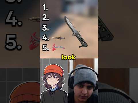 Blind Rank VALORANT Knife Skins 👀