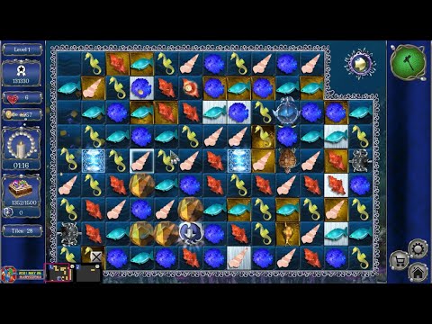 Jewel Match 15: Aquascapes CE (2021, PC) - 02 of 32: Level 001~009 [1080p60]