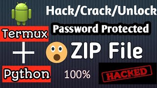 How to hack password protected ZIP file | Crack encrypted ZIP Archive in Android