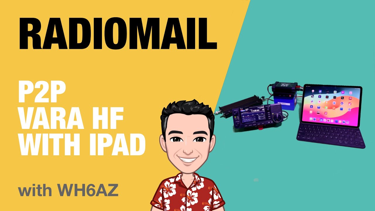 YouTube - RadioMail :: P2P VARA HF with iPad