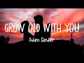 Adam Sandler Grow Old With You Lyrics