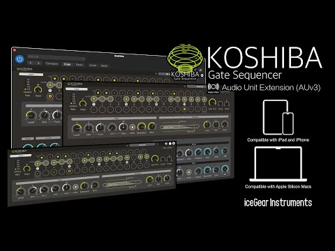 Koshiba - Gate Sequencer - AUv3 Plugin Effect