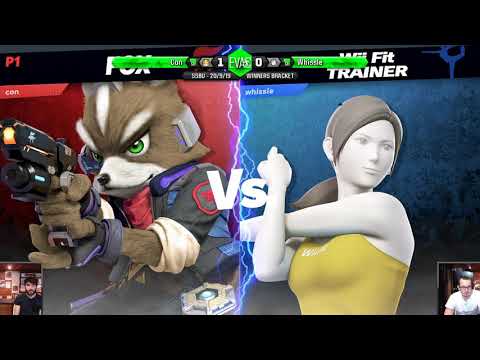 EVAC 20/9/19 - SSBU - Con (Fox) vs Whissle (Wii Fit Trainer)