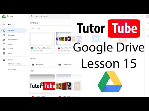 Google Drive Tutorial 15 Viewing Recent Files and File According to Size